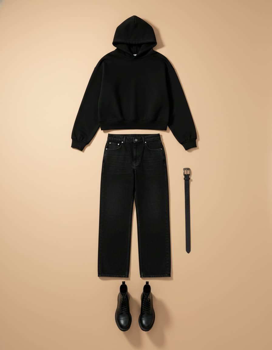 All black